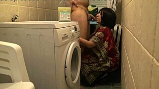 amateur cuckold wife, want rough hardcore anal fucking in basement while husband at work? european milf cheats with blowjob cumshot in kitchen too