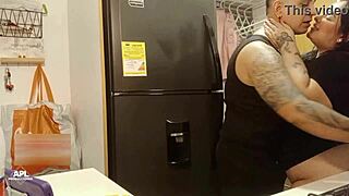 Hey, I bang my stepbrother's wife in the kitchen, part 1 – so steamy! 🔥🍑