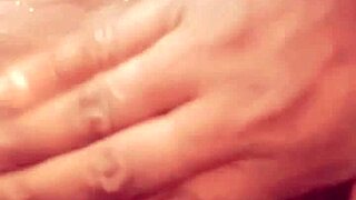 Indian desibhabhi gets fucked in the bathroom by big cock. Amateur chubby homemade sex with tits and pussy action unfolds.