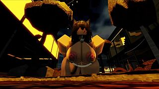 fucking my slutty roblox friend, she's got this huge ass and big tits, total submissive slut