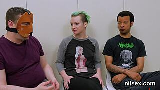 this naughty kitten feels so awkward in the asshole asylum for that intense treatment