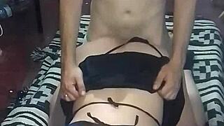 Why Does Sexy Police Woman Fuck Stranger In Thong Panties After Wild Party?