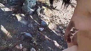 My stepniece felt so horny that we stopped the car for a quick fuck.