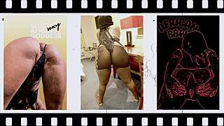 Black Girlfriend Bends Over For Late Night Doggystyle With Monster Cock Friend