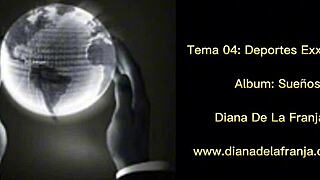 Deportes exxxtremos - diana de la franja at bar night club with desk dancing!