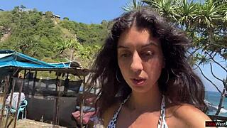 Walking With Hot Cum On My Face On Public Beach Full Of People Makes Me Feel Alive Cumwalk