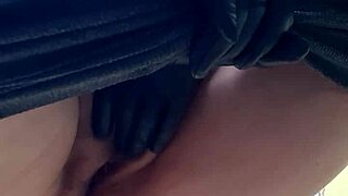 I caught my real teacher masturbating at school with big tits and clit?