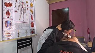 Ereção inesperada na frente da enfermeira, want to see big cock blowjob cumshot dirty talk with latina nurse?