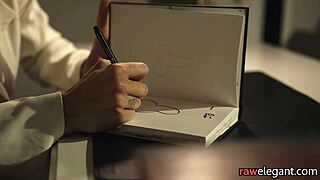 busty cougar in heels bent over doggystyle after blowjob on big cock