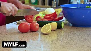 hot big titted milf mckenzie lee rides her husband hard in lockdown 😈🍆