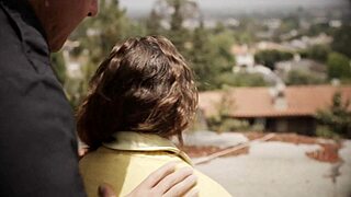 leana lovings stars in missax video with her officer step-daddy at work