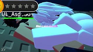 Roblox slut returns for big ass and tits sex action