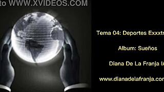 Deportes exxxtremos - diana de la franja at bar night club with desk dancing!