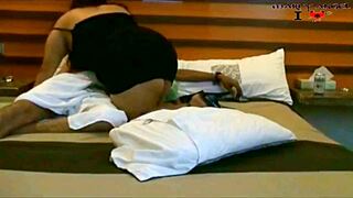 Hey, I'm fucking my cuckold's friend in the ass while he's humiliated watching us.