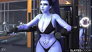 I feel so overwhelmed by Widowmaker getting wildly fucked in this intense creampie with big cock