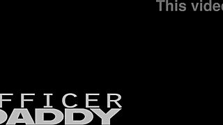 leana lovings stars in missax video with her officer step-daddy at work