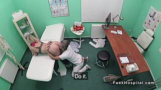 Doctor Spanks And Fucks Busty Blonde Patient
