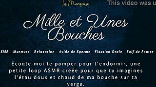 French Asmr Blowjob With Dirty Talking From European Girl In Erotic Scene