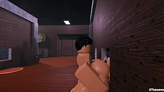 Fucking a big ass bitch with huge tits through the glory hole ends in pov cum on her slut face.