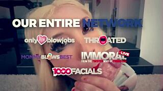 Plumber satisfies hot brunette's deepthroat desires with his hard cock and footjob action!