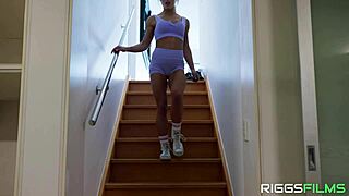 fitness model hints at intense sessions with her personal trainer in gym action