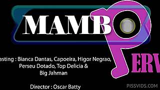 巴西美女Bianca Dantas黑怪屌轮奸狂野肛交DAP吞尿ATM