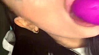 This horny British teen explores solo play with toys on webcam