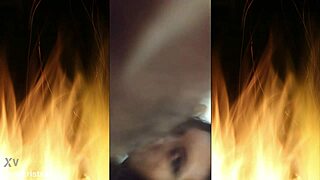 Curly Brazilian housewife in fishnets feels intense passion during bitching with photographer