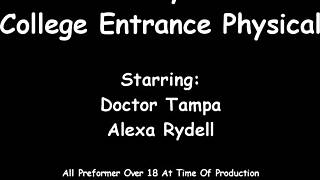 tampa university entrance physical features alexa rydell in shower with latex gloves and skirt