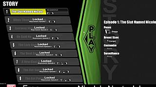 Nicole handles nasty job tasks in erotic interactive game with wild challenges