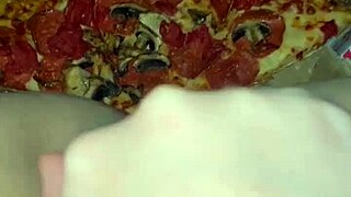 saudi arabian snowwhite in los angeles shares her kinky fetish compilation with food like pizza and chocolate ice cream for teen masturbation.