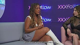 Latina Milf Carla Morelli Has Hard Sex With Maxx Betancur And Interviewer Dani Ortiz