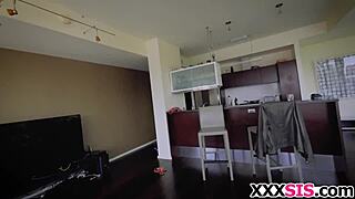 I'm banging my hot stepsis Elena Koshka with that big cock in wild group action.