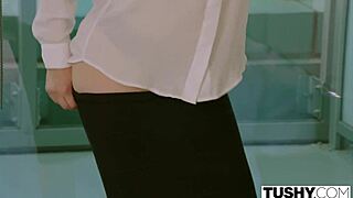 Bree Daniels dives into her first anal scene with Tushy, loving every moment