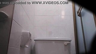 Why is this Colombian milf peeing on hidden cam in public outdoor spot?