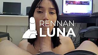 Só consigo gozar dando o cuzinho with big cock anal gaping and cum in mouth