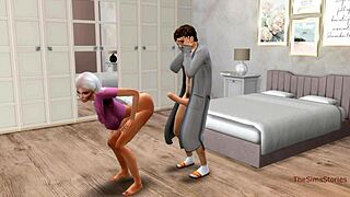 Stepdaughter Masturbates To Naked Stepfather And Then Seduces Him