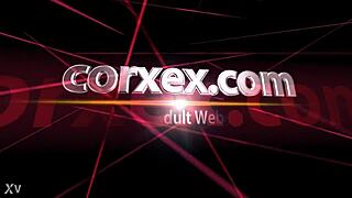 Why is this tangy brunette college babe stripping solo on Corxex cam like that?