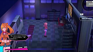 the story unfolds in a game demo featuring gal and chainsaw with mikoto shinomiya