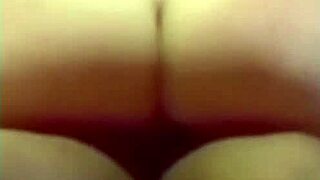 Hot Babe Rubs Pussy While Riding Huge Dick for Wet Orgasm