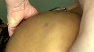 White Cock Makes Ebony Milf Ass Jiggle In Interracial Pound! Watch That Fat Booty Shake!
