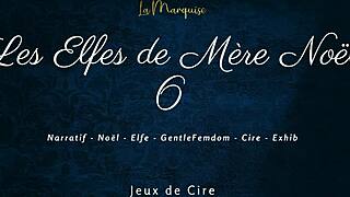 hey, check out these french femdom elves with dirty talk and hot wax play