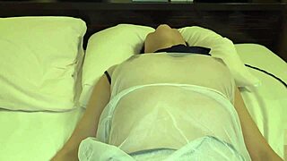 JAPANESE BEAUTY 18-YEAR-OLD BLACK-HAIRED BIG-BREASTED NONOMIYA-CHAN DOES BLOWJOB AND CREAMPIE SEX UNCENSORED! BEAUTIFUL SHAVED PUSSY IN CUTE COSPLAY!