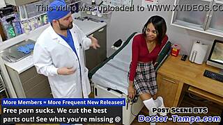 Why Does Doctor Tampa Humiliate Ebony Cheerleader Solana With Kinky Latex Gloves And Speculum During Her Physical Exam At Doctor-TampaCom