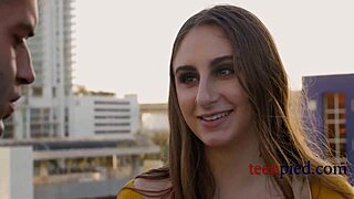 british curvy teen 18+ with big ass has office sex at work