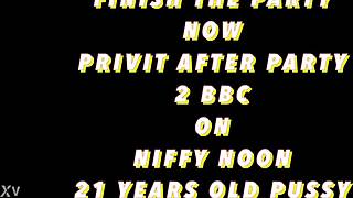 Niffy Noon is begging for two big black cocks deep in her pussy