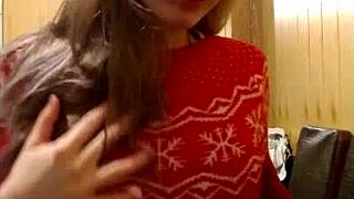 I'm a young lonely blonde masturbating my shaved pussy until I cum and squirt