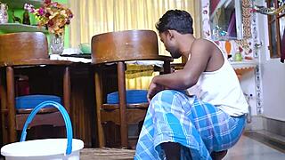 i feel so aroused as desi mallu bhabi takes hardcore double penetration from her two debar in this full movie three some