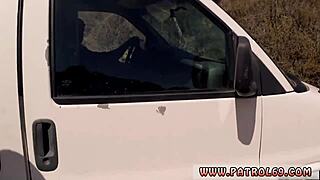 Hey, can you handle this sensual blowjob cum and acrobatic black hot latina strip-searched action