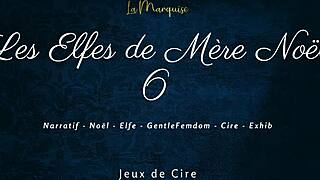 hey, check out these french femdom elves with dirty talk and hot wax play